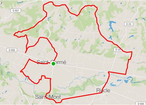 carte de la sortie velo du 18 fevrier 2018.JPG