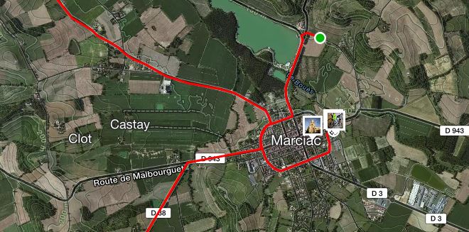 carte satelite 4 novembre marciac