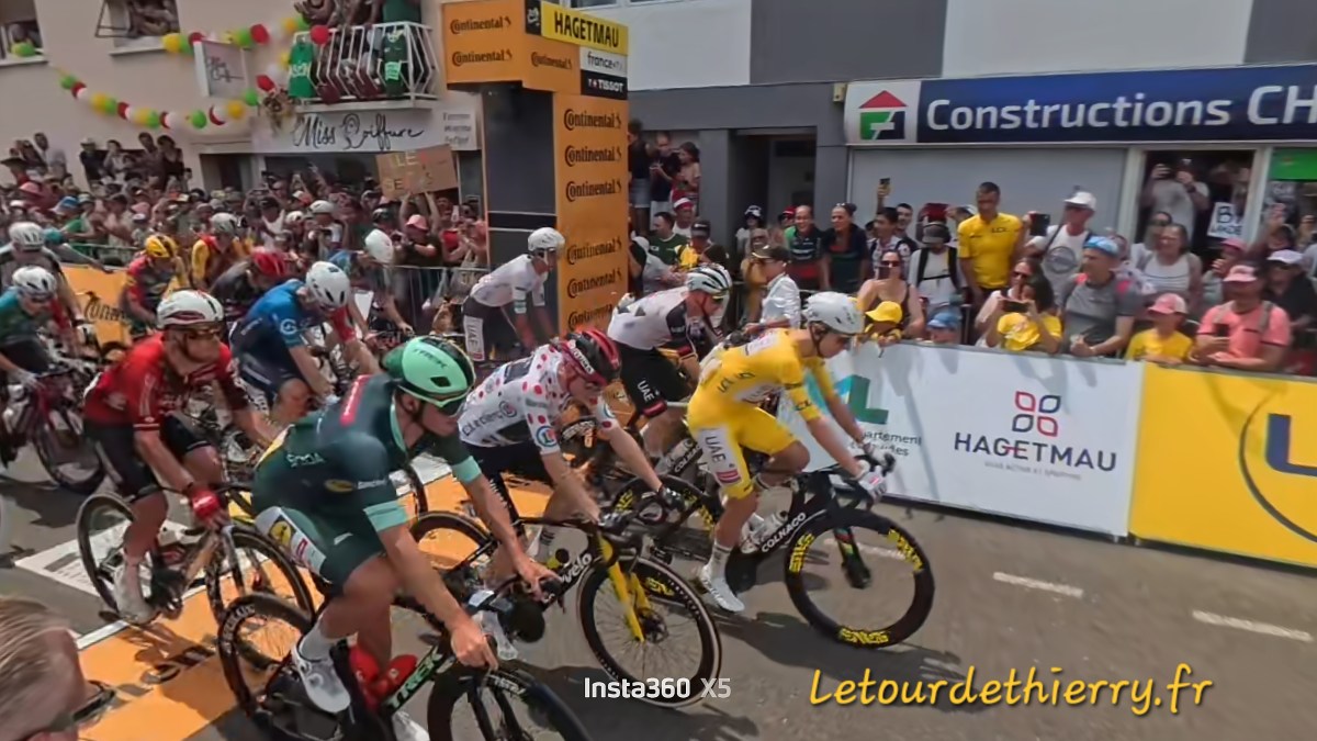 Clip du depart du Tour a&nbsp;Hagetmau